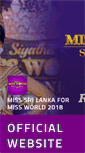 Mobile Screenshot of missworldsl.com